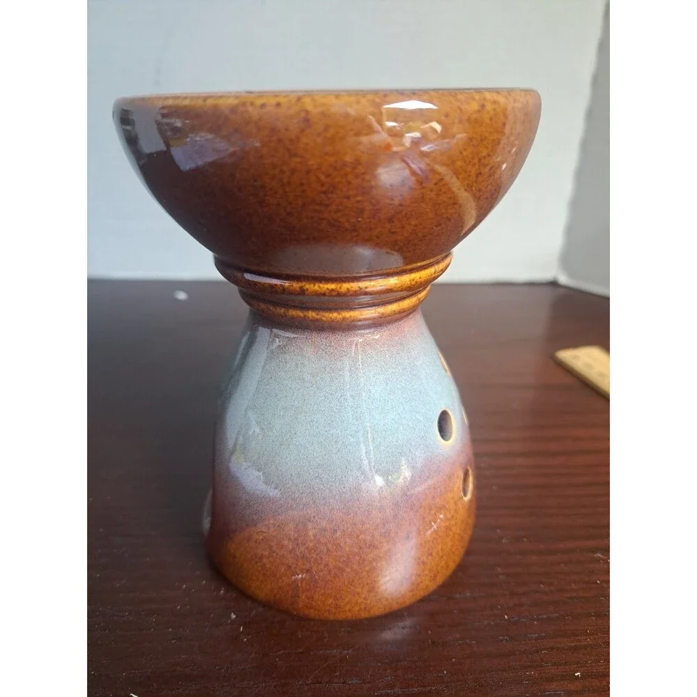 Ceramic Brown Tart/candle Warmer